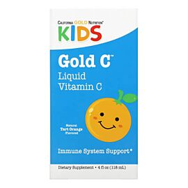 California Gold Nutrition Children's Liquid Gold Vitamin C 118 мл, Апельсин
