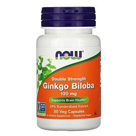 NOW Ginkgo Biloba 120 mg 50 капсул