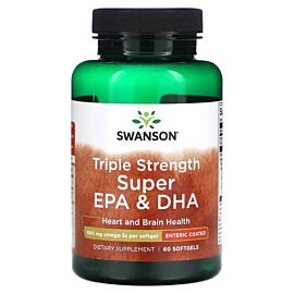 Swanson Triple Strength Super EPA & DHA 900 mg 60 капс.
