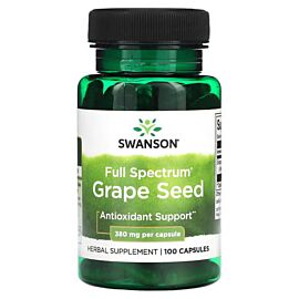 Swanson Grape Seed Full Spectrum 380 mg 100 капсул