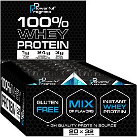 Powerful Progress 100% Whey Protein 32 g (1 порція), Мікс смаків