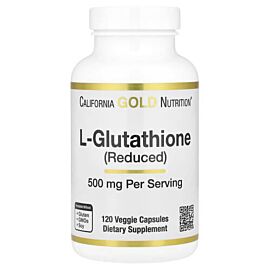 California Gold Nutrition L-Glutathione 500 mg 120 вегетаріанських капсул
