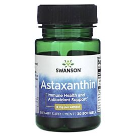 Swanson Astaxanthin 8 mg 30 рідких капсул