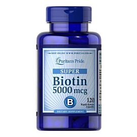 Puritan's Pride Biotin 5,000 мкг 120 капсул