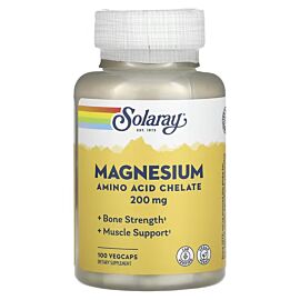 Solaray Magnesium 200 mg 100 вегетаріанських капсул