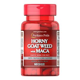 Puritan's Pride Horny Goat Weed with Maca 60 капсул