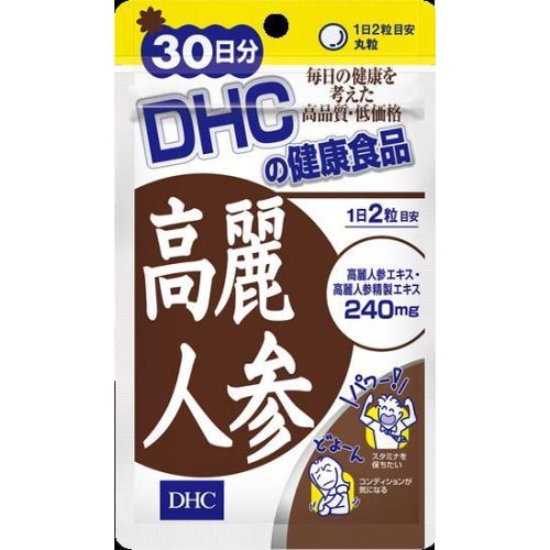 DHC Червоний женьшень, 60 капсул на 30 днів. До 02/2027