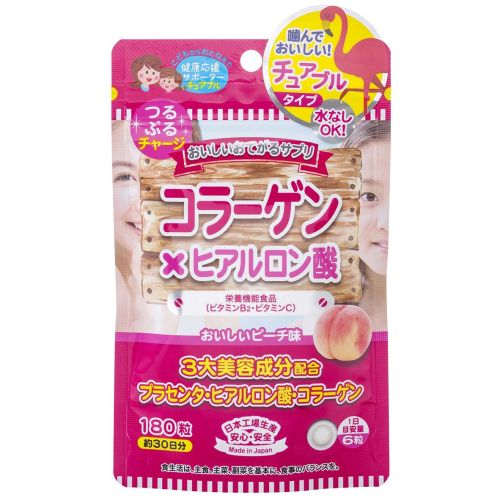 Japan Gals Колаген + гіалуронова кислота + плацента, 180 таблеток на 30 днів. До 03/2027