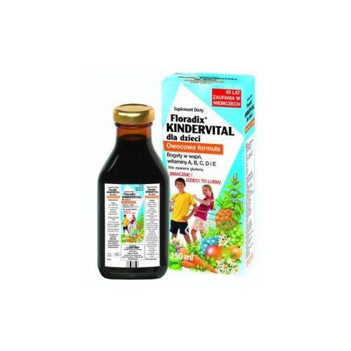 Floradix Kindervital дитячі вітаміни і концентрат фруктових, овочевих і травяних соків, 250 мл. До 05/2026