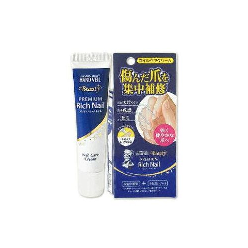 Rohto Pharmaceutical Mentholatum Rich Nail Крем для зміцнення нігтів і догляду за кутикулою, 12 г