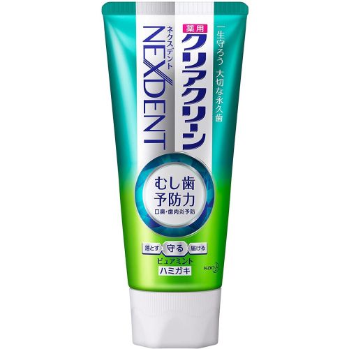 Kao Clear Clean NEXDENT Pure Mint відбілююча і бактерицидна паста з фтором і мікрогранулами, мята, 120 г