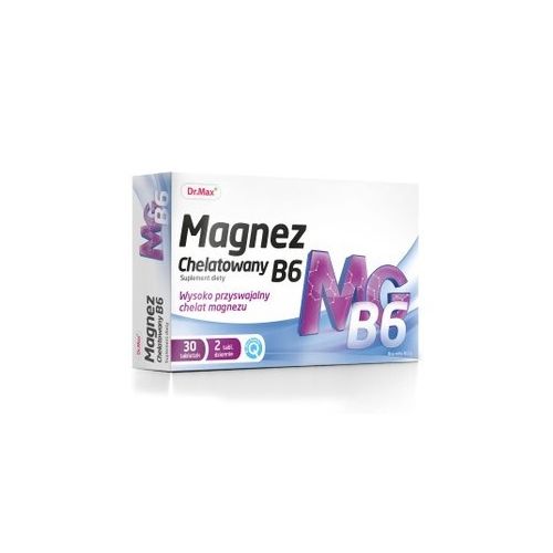 Dr.Max магній хелатний (дигліцинат) 100 мг + вітамін В6 2,1 мг, 30 таблеток