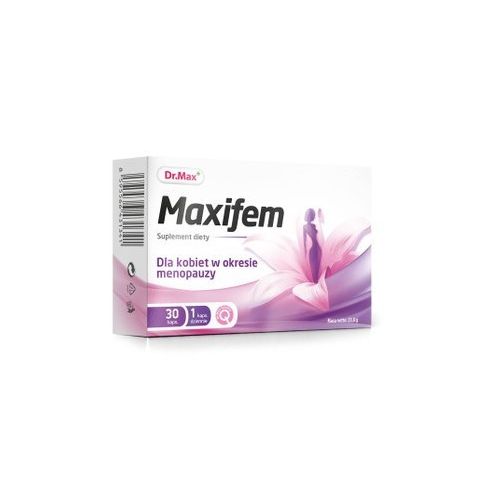Dr.Max Maxifem ізофлавони сої, екстракт хмелю, ресвератрол, вітаміни, 30 капсул на 30 днів