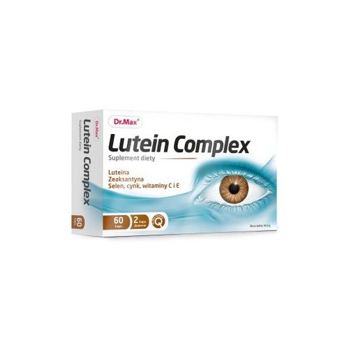 Dr.Max Lutein Complex Лютеїн, Зеаксантин, цинк, селен, Вітаміни С, Е, для зору, 60 капсул
