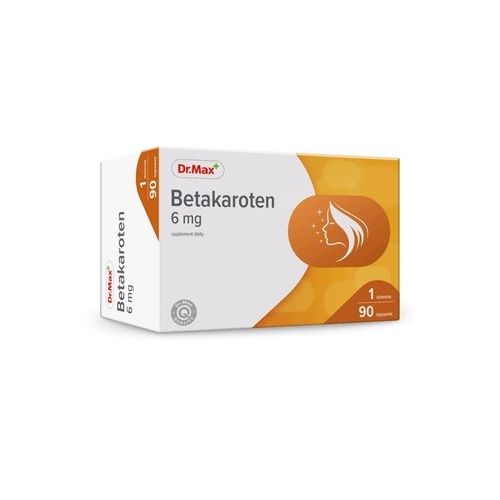Dr.Max Betakaroten Вітамін А 6 мг, 90 м'яких капсул на 90 днів прийому