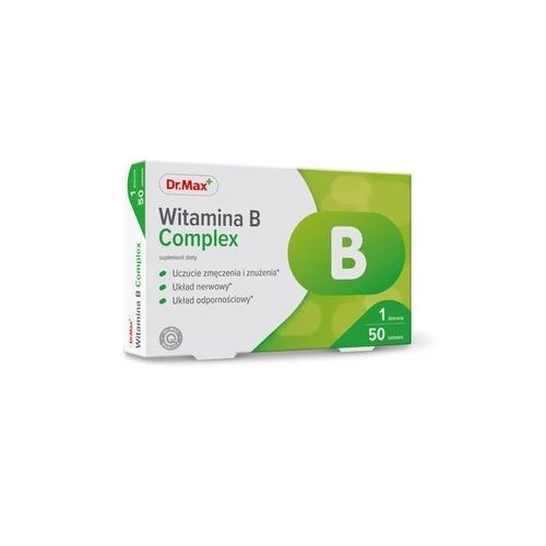 Dr.Max Witamina B Complex комплекс вітамінів групи B, 50 таблеток на 50 днів прийому (арт. Dr.Max4757) – Придбати в Україні