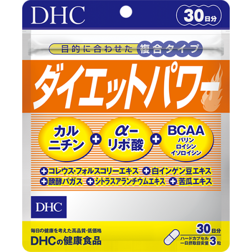 DHC Diet Power контроль ваги з форсколіном, карнітином, α-ліпоєвою кислотою, момордика, амінокислотами, 90 капсул. До 05/2027