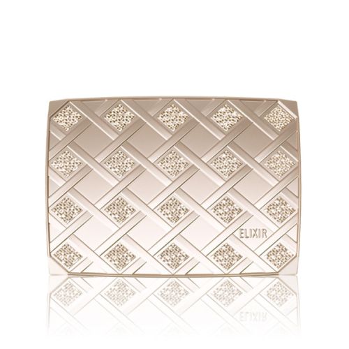 Shiseido Elixir Seperieur Compact Case L футляр із дзеркалом і спонжем для змінного блока пудри, 101х15х72