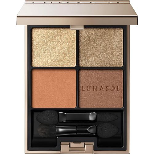 Kanebo LUNASOL Eye Coloration палетка тіней #18 Сепія Бурштиновий, 6,7г.