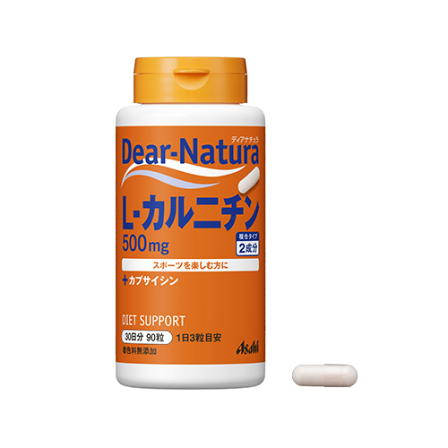 Asahi Dear Natura Style L карнітин 500 мг і капсаїцин 14 мг, 90 капсул на 30 днів. До 06/2026