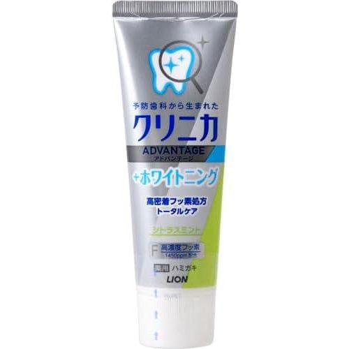 Lion Clinica Advantage + Відбілююча зубна паста цитрусова мята 130 г
