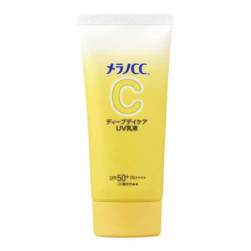 Rohto Melano CC Deep Day Care UV Milk SPF50+ PA++++ Ранкова сонцезахисна емульсія з вітаміном С, 50 г