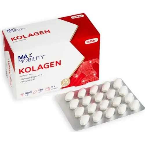 Dr. Max Collagen Peptan колаген 1000 мг, вітамін C 15 мг у кожній таблетці, 120 таб
