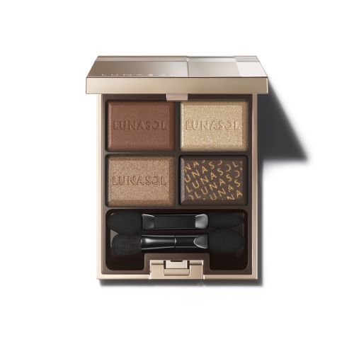 Lunasol Selection de Chocolat Eyes Набір із 4 тіней для повік, Chocolat Amer 02, 5,5 г.