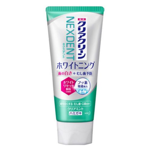 KAO Clear Clean Nexdent Whitening Clear Mint Відбілююча зубна паста комплексної дії, мятна, 120 г