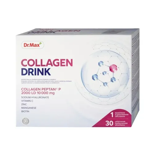 DR.MAX COLLAGEN DRINK 30 саше — колаген для краси, волосся, нігтів і суглобів (арт. Dr.Max1908) – Замовити в Україні
