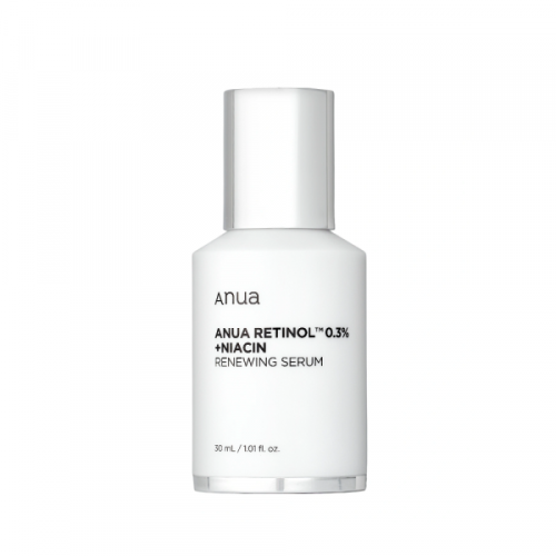 Anua Nano Retinol 0,3% + Niacin Renewing Serum Оновлююча сироватка з ретинолом і ніацинамідом, 30 мл. До 05/2026