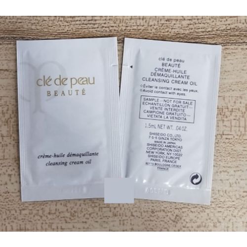Shiseido Cle de Peau BEAUTE Cleansing Cream Oil крем-олія для демакіяжу, пробник 1,5 мл