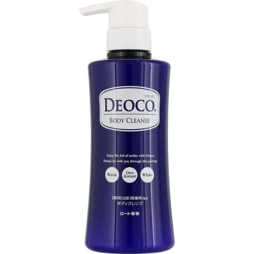 ROHTO Deoco Body Cleanse Гель для душу з лактоном, каоліном повертає природний запах, 350 мл