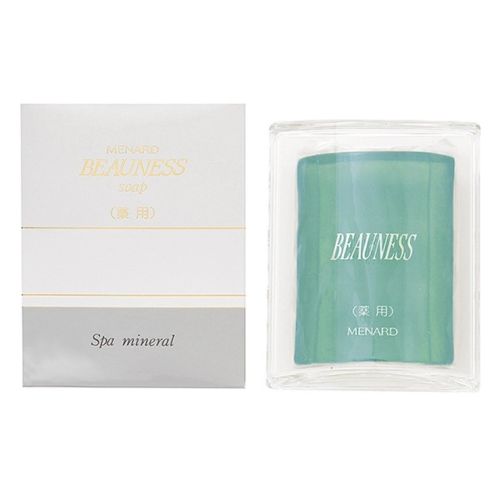 Menard Beauness Soap Spa Mineral мило для запобігання акне + прозорий футляр, 120 г