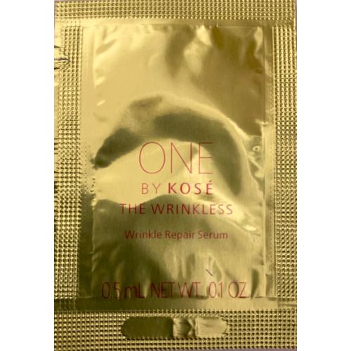 ONE BY KOSE The Wrinkless Repair Serum омолоджуюча сироватка для шкіри навколо очей і губ, пробник 0.5 мл