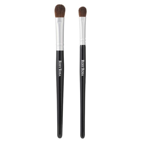 Rosy Rosa Eyeshadow Brush Set Набір з 2 пензлів для тіней, натуральний ворс