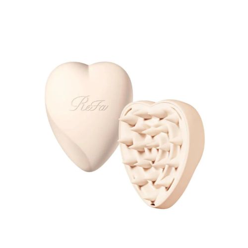ReFa Heart Brush For Scalp Масажна щітка для догляду за шкірою голови, колір матовий молочний