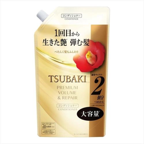 Shiseido Tsubaki Premium Volume & Repair Відновлюючий кондиціонер для волосся преміумкласу, 600 мл