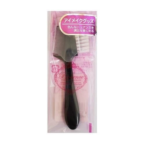 Shobido Brush & Comb PV44006 Компактна щіточка та гребінець для догляду бровами, з ковпачком