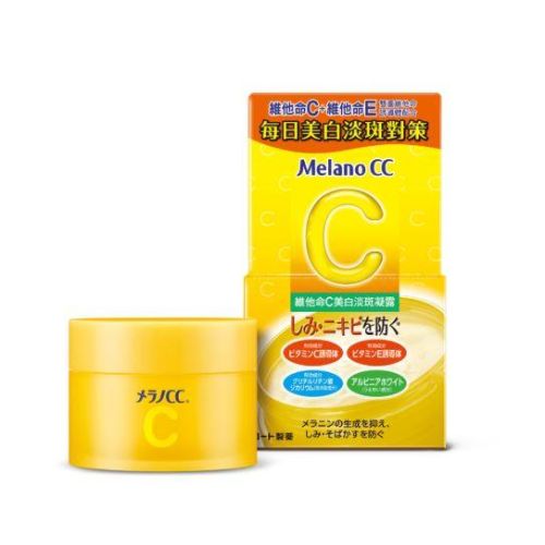 Rohto Melano CC Anti-blemish Whitening Gel Відбілюючий гель для обличчя проти пігментації з вітамінами C, E, 100 г