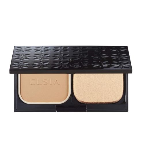 Kose Elsia Platinum BB Powder Foundation SPF21/PA++ Пудровий ВВ крем у футлярі зі спонжем, 405 Ocher, 10 г