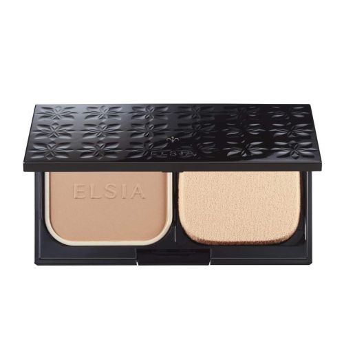 Kose Elsia Platinum BB Powder Foundation SPF21/PA++ Пудровий ВВ крем у футлярі зі спонжем, 205 Pink Ocher, 10 г