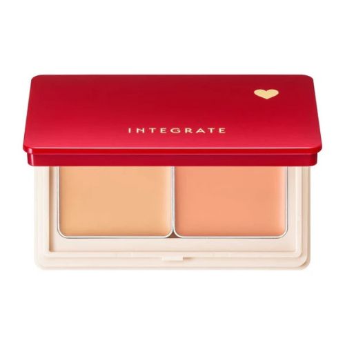 Shiseido Integrate Melty Fit Concealer Палетка консилерів, відтінок жовто-бежевий/оранжевий, 4 г