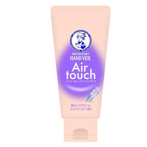 Rohto Mentholatum Hand Veil Air Touch Зволожуючий крем для рук, аромат білої лаванди, 50 г