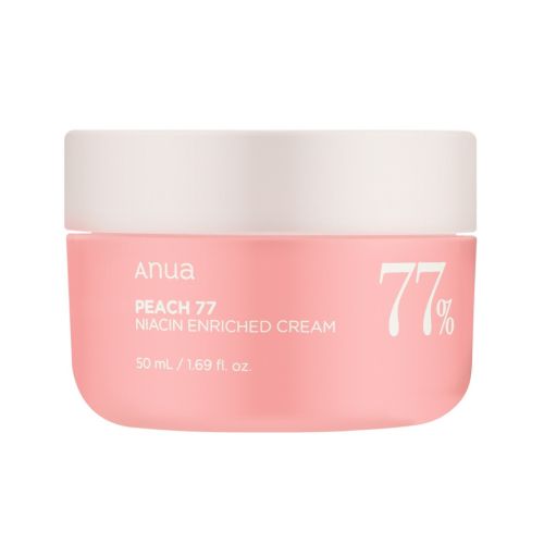 Anua Peach 77% Niacin Enriched Cream Зволожувальний крем з екстратком персика, 50 мл. До 05/2027