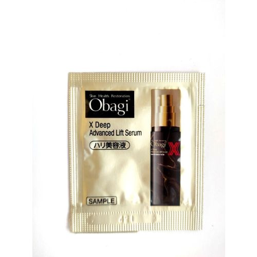 Rohto OBAGI X Deep Advanced Lift Serum антивікова сироватка з PQQ і пептидами, пробник 1 г