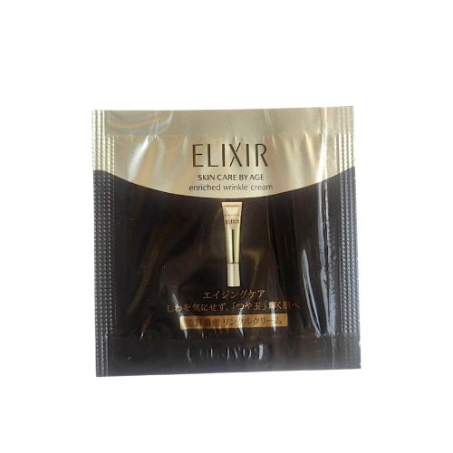 Shiseido Elixir Enriched Wrinkle Cream антивіковий крем від зморшок з ретинолом, пробник 0,2 г
