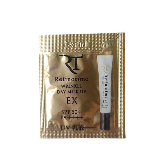 Matsumoto Retinotime Wrinkle Day Milk EX UV SPF50+ PA++++ Денне молочко від зморшок з ніацинамідом, пробник