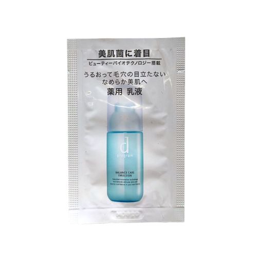 Shiseido d Program Balance Care Emulsion MB Емульсія для чутливої шкіри, зменшує пори, пробник 0,7 мл