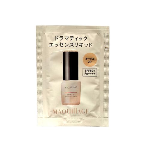 Shiseido Maquillage Dramatic Essence Liquid Foundation Ocher 20 SPF50+PA++++ тональна основа, пробник 0,3 г